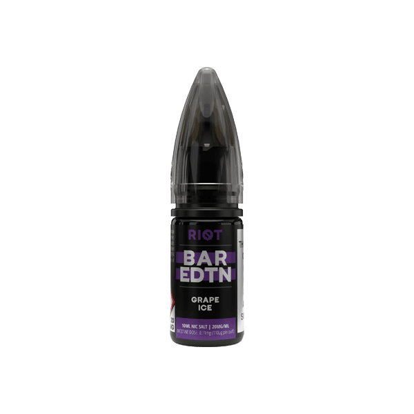 10mg Riot E-liquid BAR EDTN 10ml Nic Salts (50VG/50PG) - Online Vape Shop