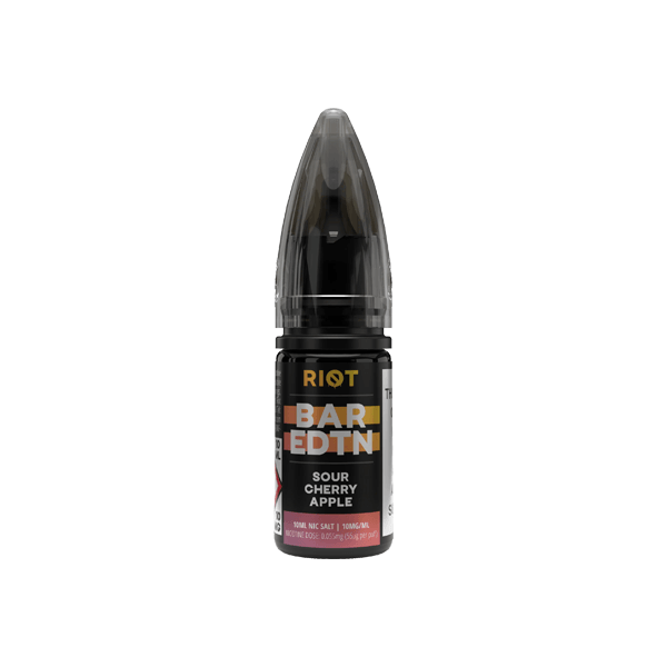 10mg Riot E-liquid BAR EDTN 10ml Nic Salts (50VG/50PG) - Online Vape Shop