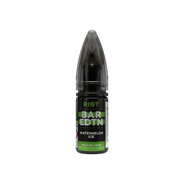 10mg Riot E-liquid BAR EDTN 10ml Nic Salts (50VG/50PG) - Online Vape Shop