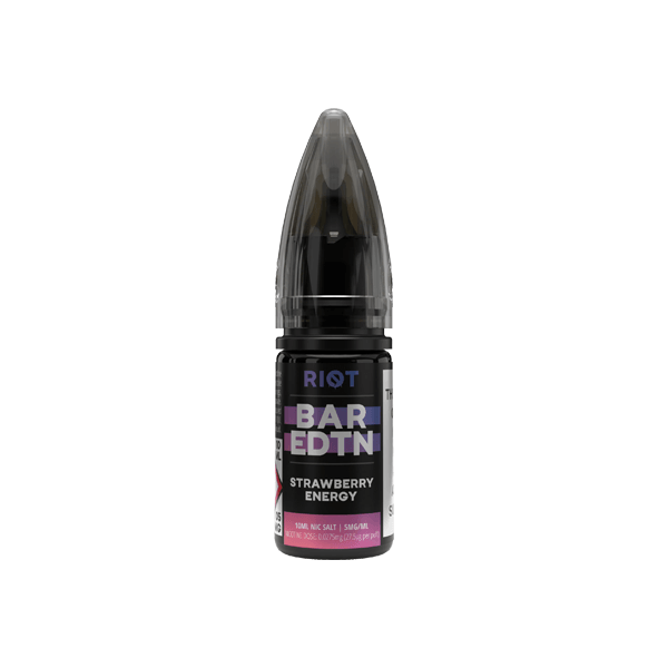 10mg Riot E-liquid BAR EDTN 10ml Nic Salts (50VG/50PG) - Online Vape Shop