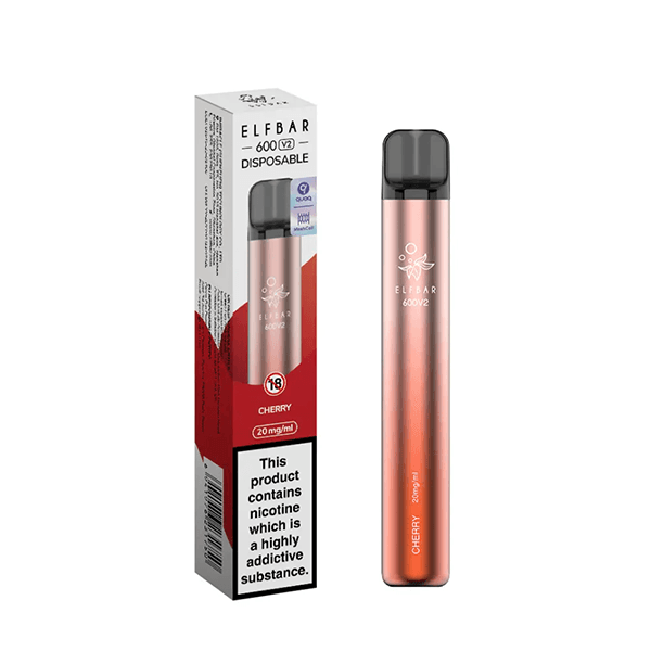 20mg ELF Bar 600 V2 Disposable Vaping Device 600 Puffs - Online Vape Shop