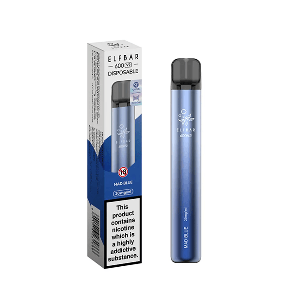 20mg ELF Bar 600 V2 Disposable Vaping Device 600 Puffs - Online Vape Shop