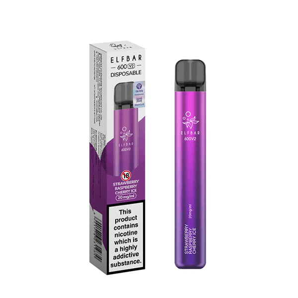 20mg ELF Bar 600 V2 Disposable Vaping Device 600 Puffs - Online Vape Shop
