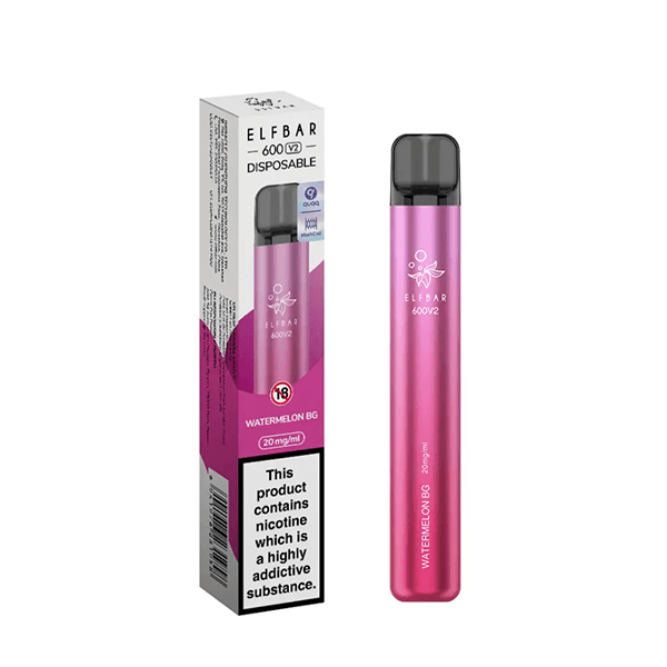 20mg ELF Bar 600 V2 Disposable Vaping Device 600 Puffs - Online Vape Shop