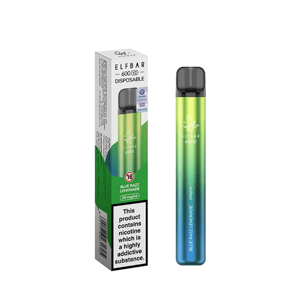 20mg ELF Bar 600 V2 Disposable Vaping Device 600 Puffs - Online Vape Shop