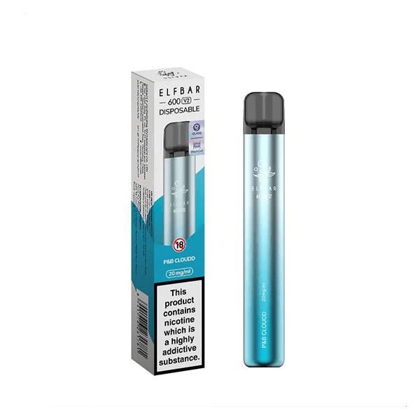 20mg ELF Bar 600 V2 Disposable Vaping Device 600 Puffs - Online Vape Shop