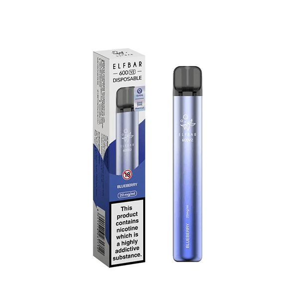 20mg ELF Bar 600 V2 Disposable Vaping Device 600 Puffs - Online Vape Shop