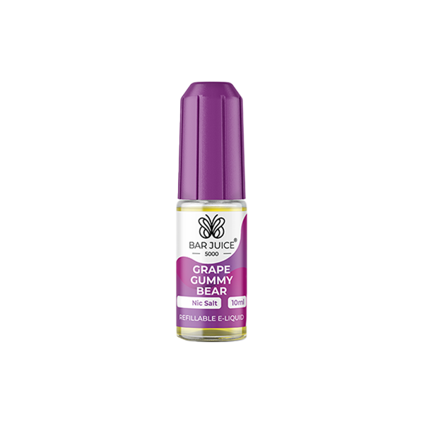 20 mg de jus de barre 5000 sels de nicotine 10 ml (40VG/60PG)