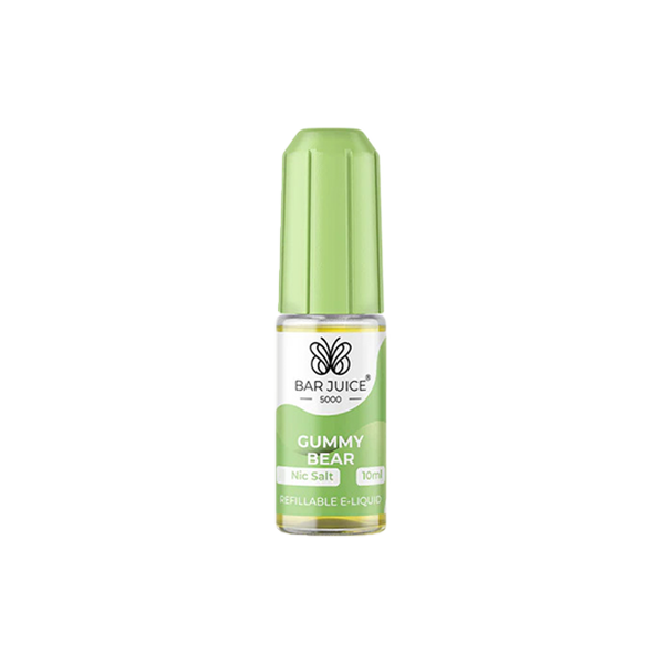 20 mg de jus de barre 5000 sels de nicotine 10 ml (40VG/60PG)