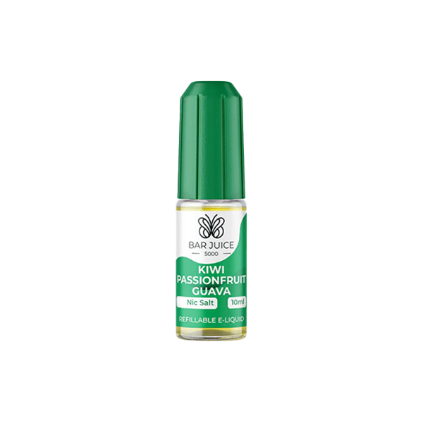 20 mg de jus de barre 5000 sels de nicotine 10 ml (40VG/60PG)