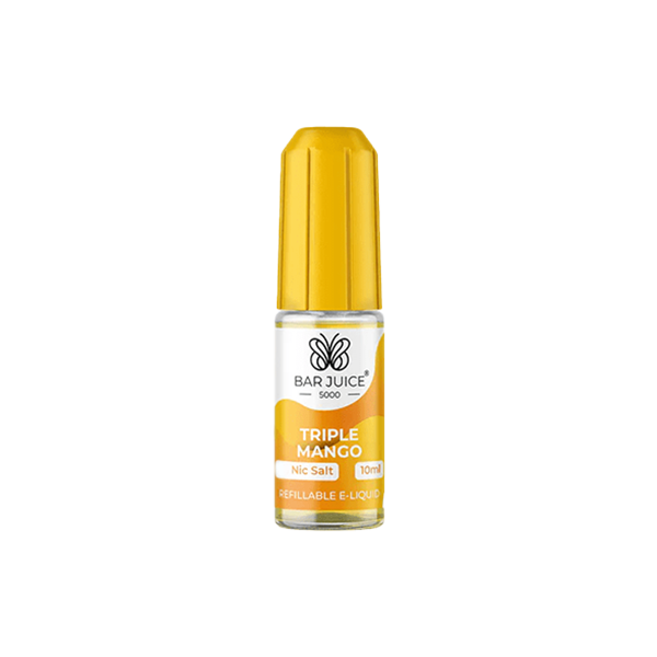 20 mg de jus de barre 5000 sels de nicotine 10 ml (40VG/60PG)