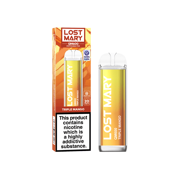 20mg ELF Bar Lost Mary QM600 Disposable Vape Device 600 Puffs - Online Vape Shop