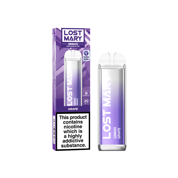 20mg ELF Bar Lost Mary QM600 Disposable Vape Device 600 Puffs - Online Vape Shop
