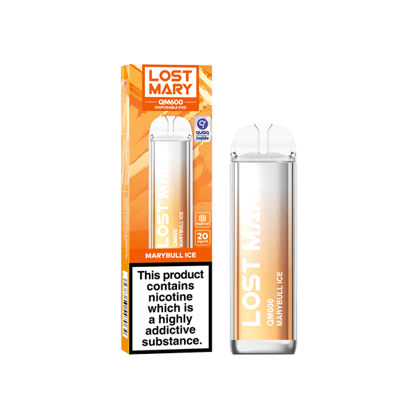 20mg ELF Bar Lost Mary QM600 Disposable Vape Device 600 Puffs - Online Vape Shop