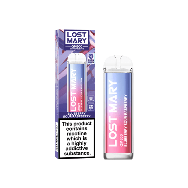 20mg ELF Bar Lost Mary QM600 Disposable Vape Device 600 Puffs - Online Vape Shop