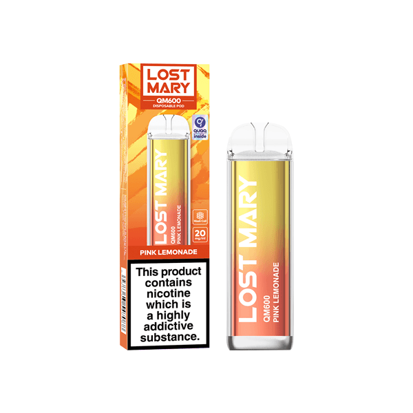 20mg ELF Bar Lost Mary QM600 Disposable Vape Device 600 Puffs - Online Vape Shop
