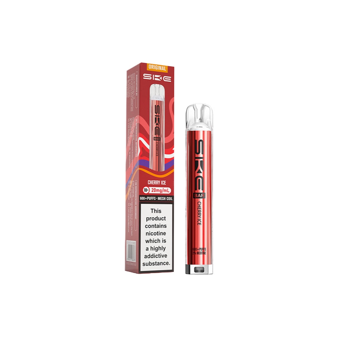 20mg SKE Bar 600 Rechargeable Prefilled Pod Vape Kit
