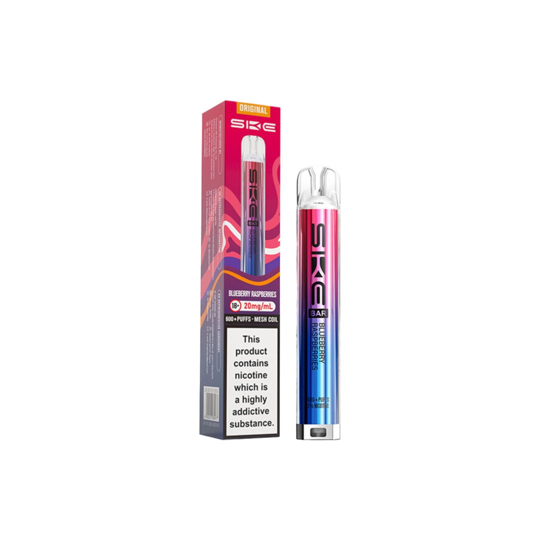 20mg SKE Bar 600 Rechargeable Prefilled Pod Vape Kit