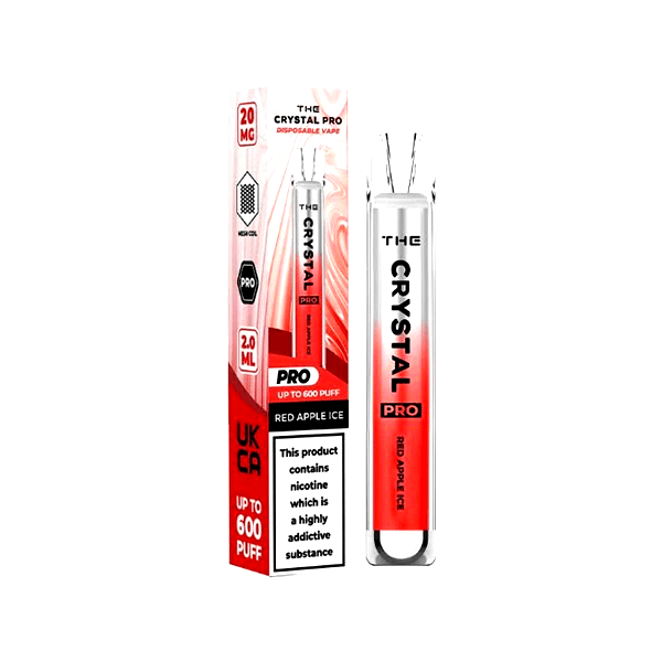20mg The Crystal Pro Disposable Vape Device 600 Puffs - Online Vape Shop