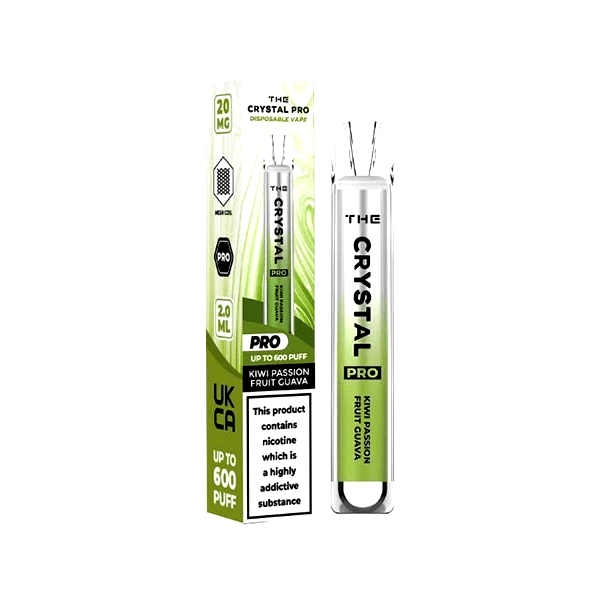 20mg The Crystal Pro Disposable Vape Device 600 Puffs - Online Vape Shop