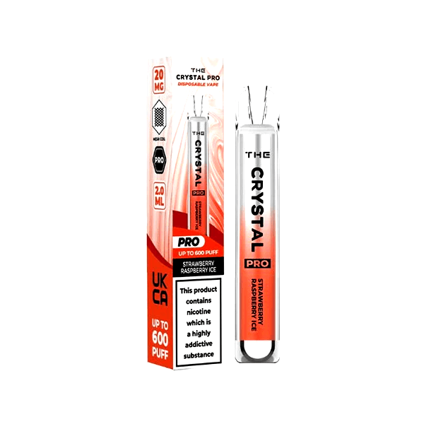 20mg The Crystal Pro Disposable Vape Device 600 Puffs - Online Vape Shop