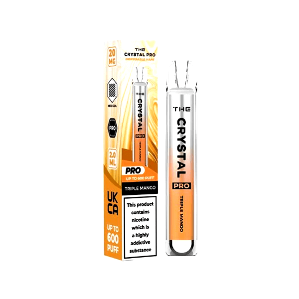 20mg The Crystal Pro Disposable Vape Device 600 Puffs - Online Vape Shop