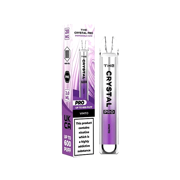 20mg The Crystal Pro Disposable Vape Device 600 Puffs - Online Vape Shop