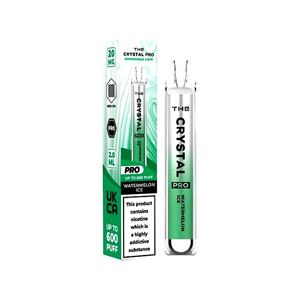 20mg The Crystal Pro Disposable Vape Device 600 Puffs - Online Vape Shop