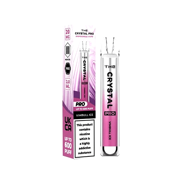 20mg The Crystal Pro Disposable Vape Device 600 Puffs - Online Vape Shop