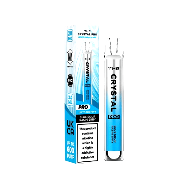 20mg The Crystal Pro Disposable Vape Device 600 Puffs - Online Vape Shop