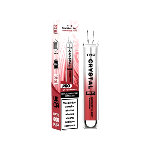 20mg The Crystal Pro Disposable Vape Device 600 Puffs - Online Vape Shop