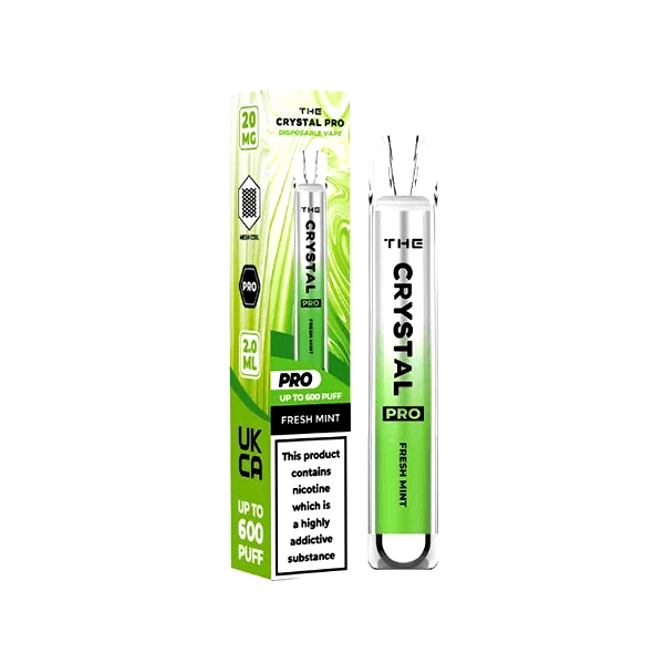 20mg The Crystal Pro Disposable Vape Device 600 Puffs - Online Vape Shop