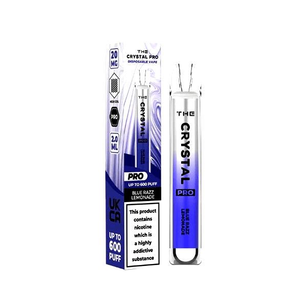 20mg The Crystal Pro Disposable Vape Device 600 Puffs - Online Vape Shop