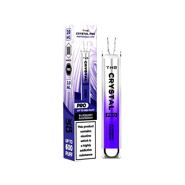 20mg The Crystal Pro Disposable Vape Device 600 Puffs - Online Vape Shop