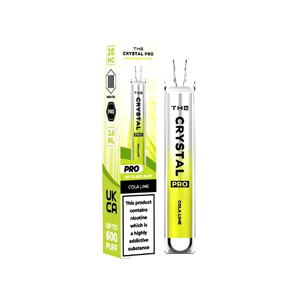 20mg The Crystal Pro Disposable Vape Device 600 Puffs - Online Vape Shop