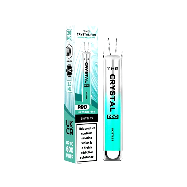 20mg The Crystal Pro Disposable Vape Device 600 Puffs - Online Vape Shop
