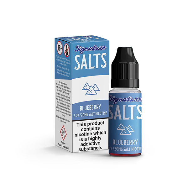 20 mg de sels Signature par Signature Vapors 10 ml de sel de nicotine (50VG/50PG) (ACHETER-EN-1, OBTENEZ-EN 1 GRATUIT)