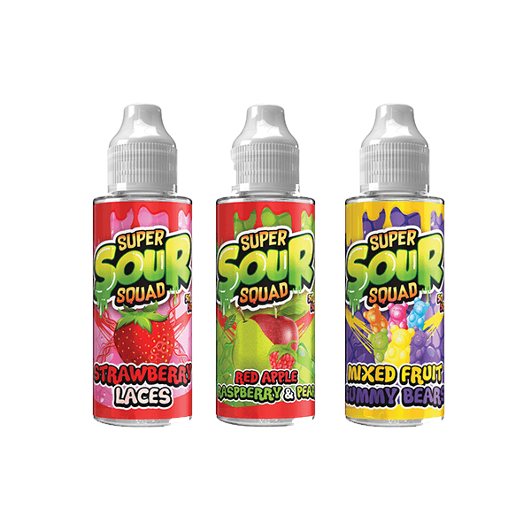 Super Sour Squad By Signature Vapours 100ml E-liquid 0mg (50VG/50PG) - Online Vape Shop