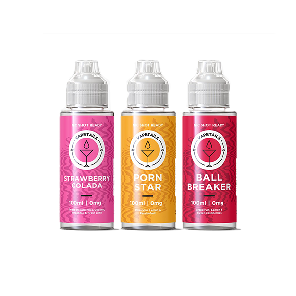Vapetails By Signature Vapors 100 ml E-liquide 0 mg (50VG/50PG) (ACHETER 1, OBTENIR 1 GRATUIT)