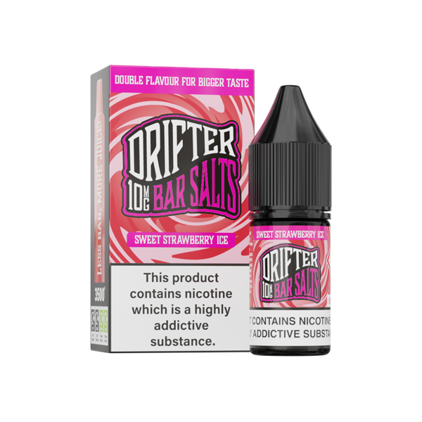 10 mg de sels de barre Drifter 10 ml de sels de nicotine (50VG/50PG)