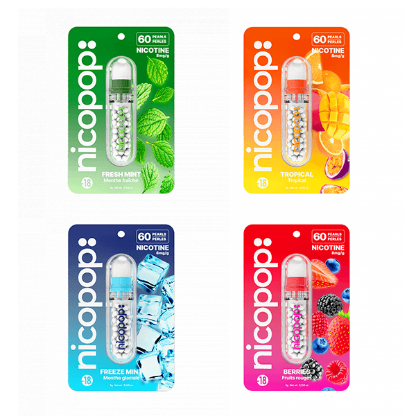 Nicopop 8mg Nicotine Pearls - 60 Pearls - Online Vape Shop