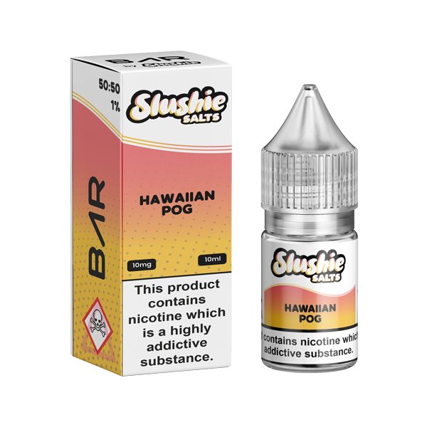 Barre 10 mg par Slushie 10 ml Sels de Nic (50VG/50PG)