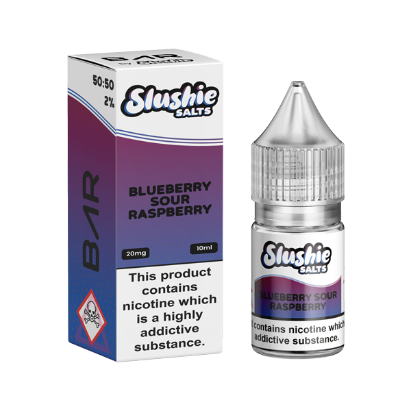 Barre 20 mg par Slushie 10 ml Sels de Nic (50VG/50PG)