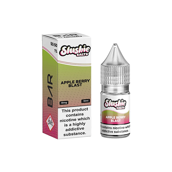 Barre 20 mg par Slushie 10 ml Sels de Nic (50VG/50PG)