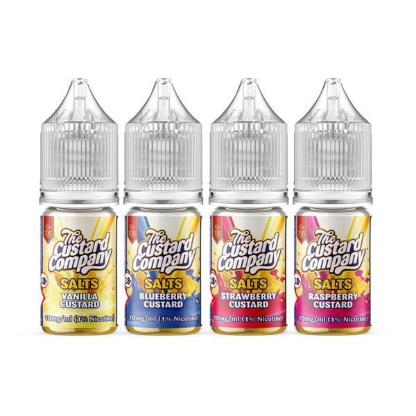 10mg The Custard Company Flavoured Nic Salt 10ml (50VG/50PG) - Online Vape Shop