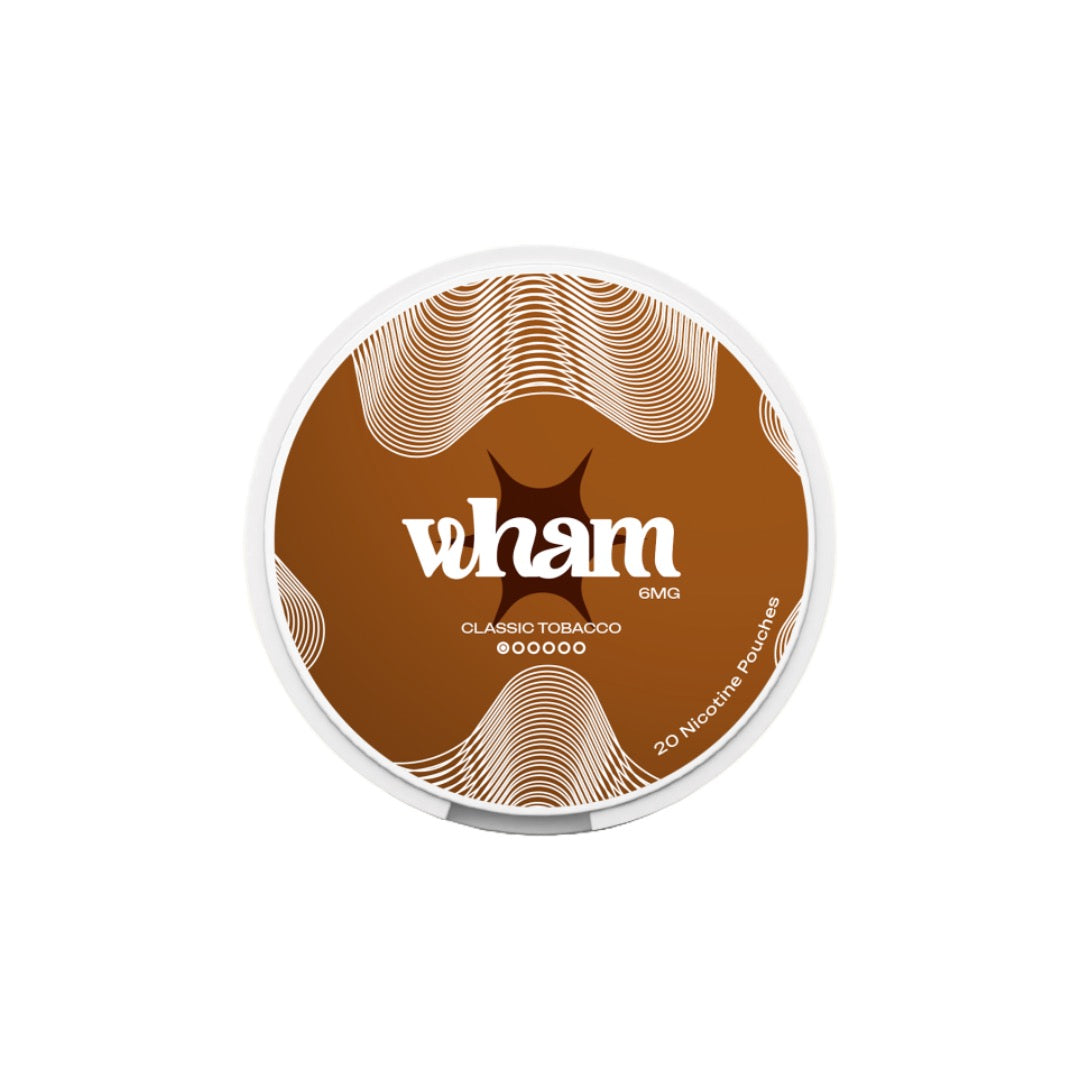 6mg Wham Regular Nicotine Pouch - 20 Pouches