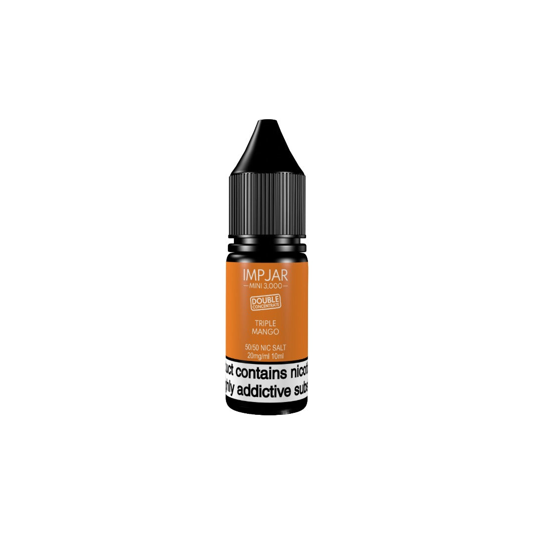 20mg Imp Jar Mini 3000 Double Concentrate 10ml Nic Salt (50VG/50PG)