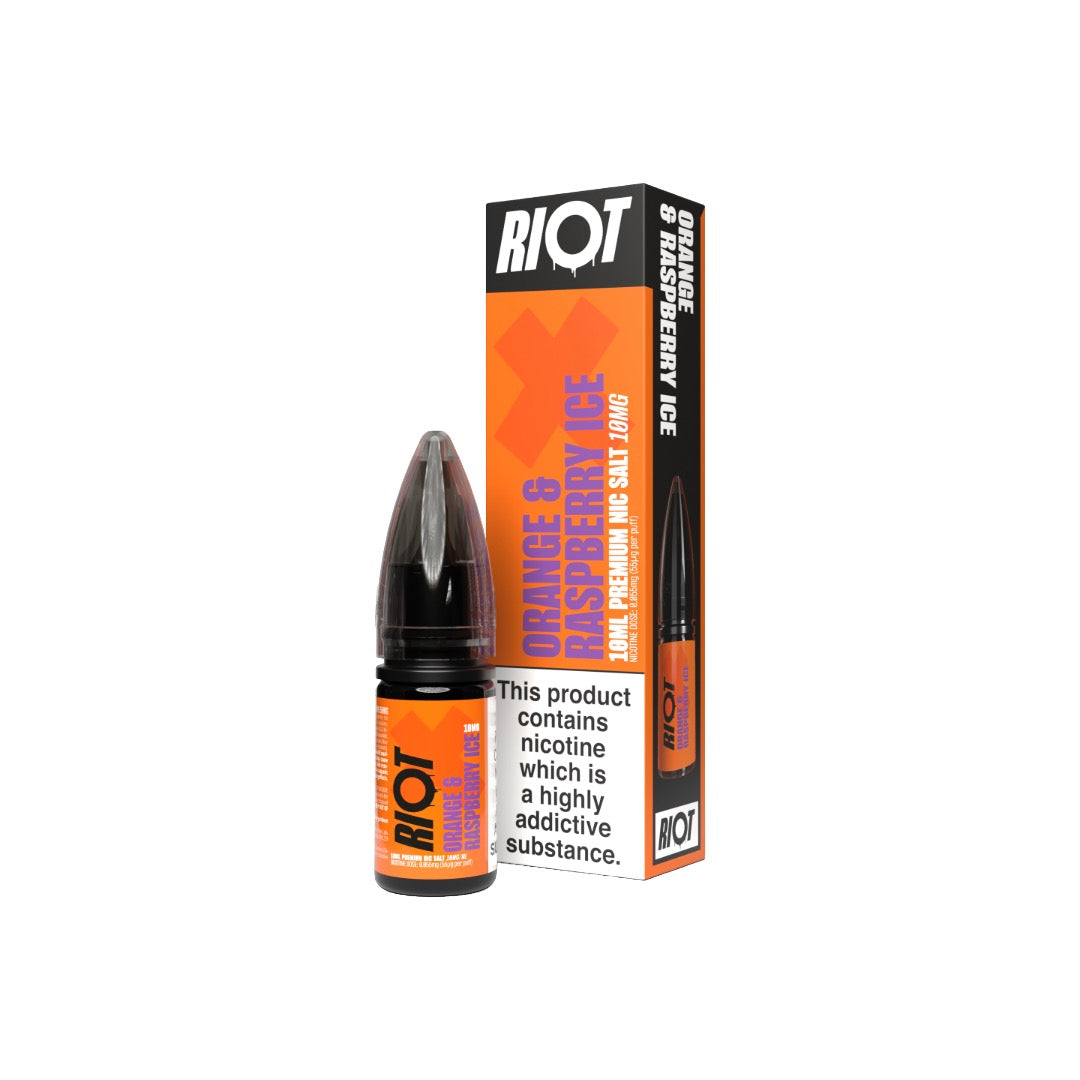 10mg RIOT X Premium Nic Salts - 10ml
