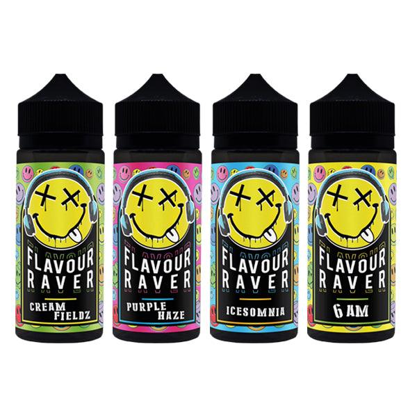Flavour Raver 100ml Shortfill 0mg (80VG/20PG) - Online Vape Shop