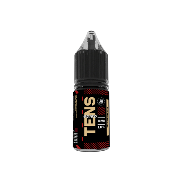 6mg Tens 50/50 10ml (50VG/50PG) - (Boîte complète) Paquet de 10